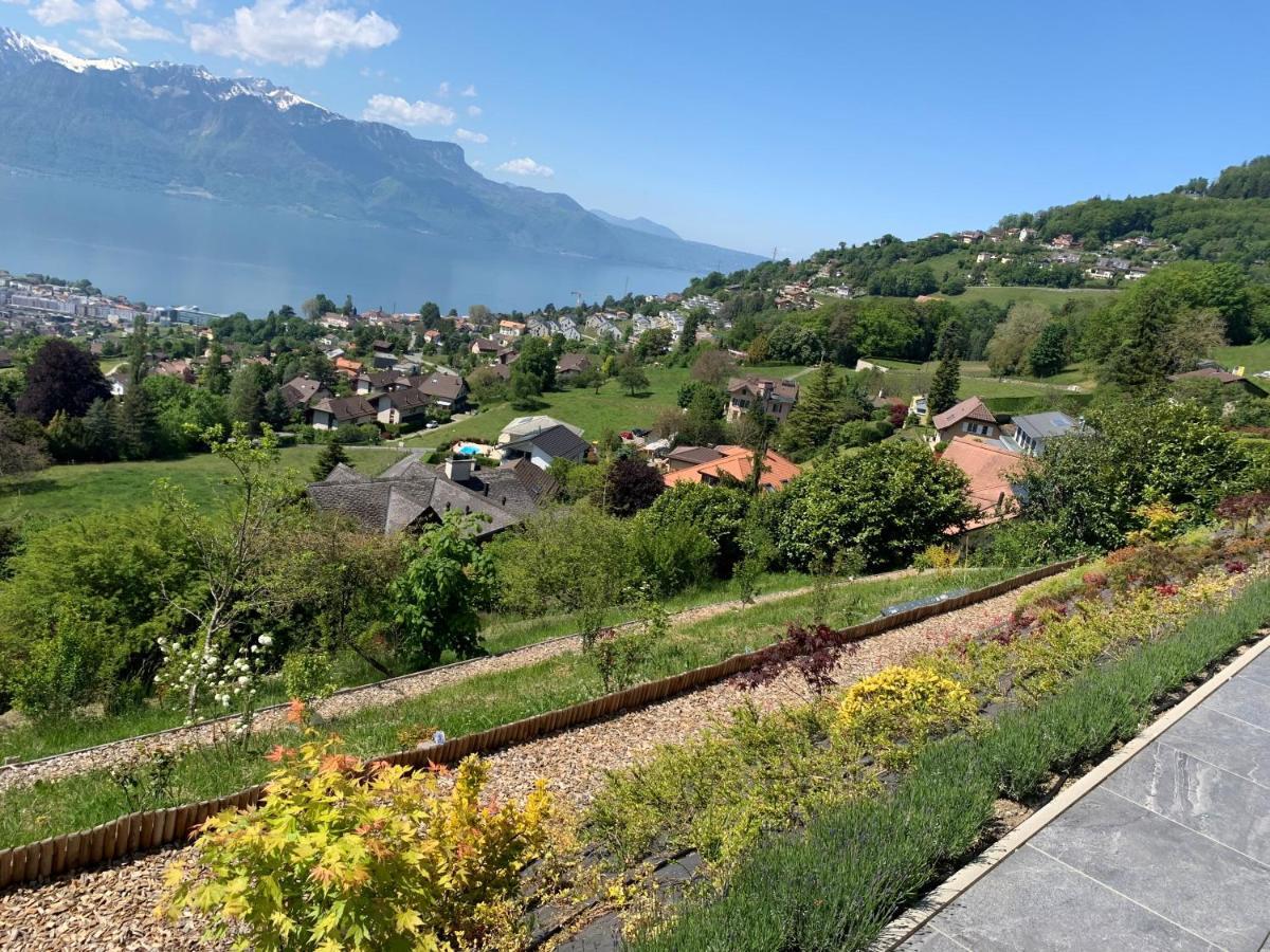 Appartement Moderne Avec Vue Panoramique A Jongny Proche De Montreux Екстериор снимка