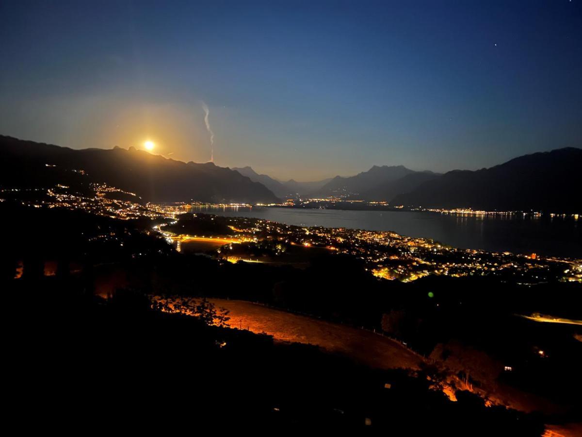 Appartement Moderne Avec Vue Panoramique A Jongny Proche De Montreux Екстериор снимка