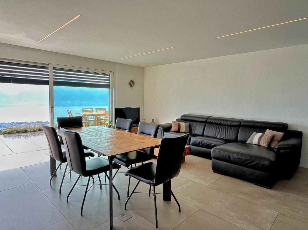 Appartement Moderne Avec Vue Panoramique A Jongny Proche De Montreux Екстериор снимка