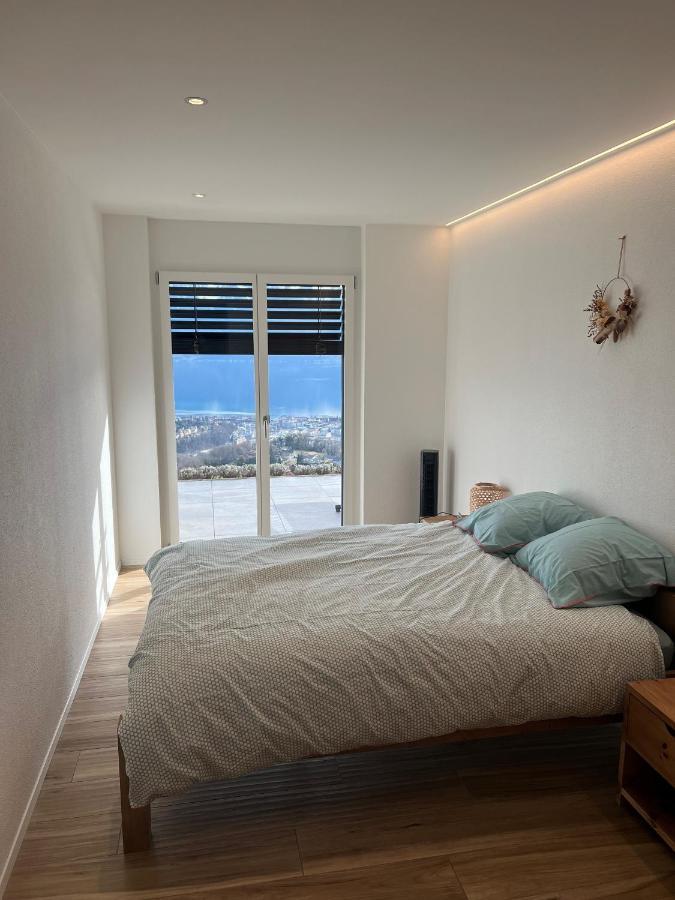 Appartement Moderne Avec Vue Panoramique A Jongny Proche De Montreux Екстериор снимка